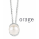 Orage collier in zilver AN038