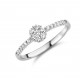 18 karaat ring met zirconia GR4371WZ