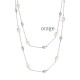 Orage collier in zilver AR017 90cm.