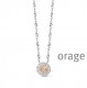 Orage ketting in zilver AS041/42cm.
