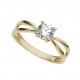 18 karaat ring met zirconia GR4486GZ