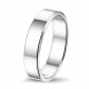 Tresor zilver ring R501 5mm.