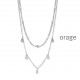 Orage ketting in zilver AS200/45cm.