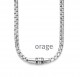 Orage Heren ketting staal AT142/55cm.