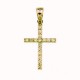 18 karaat  kruis met zirconia KR0250GZ