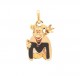 18 karaat Letter M met Mickey Mouse