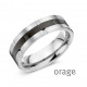 Orage Heren ring staal AW148