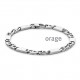Orage Heren Armband in staal AW150/21 cm.