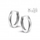 ORAGE KIDS ZILVER OORRINGEN K2597