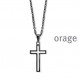 Orage Heren ketting staal AW143/48cm.