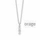 Orage Zilver ketting AW215/42cm.