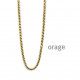 Orage VERGULDE STAAL ketting AW353/55cm.