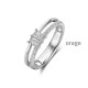 Orage Dames ring zilver BA003