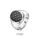 Orage Heren ring staal BA172