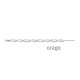 Orage Armband in zilver BA118