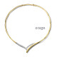 Orage PLAQUE COLLIER BA079/45cm.