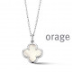 Orage Zilver ketting BA130/45cm.