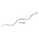 Orage Armband in zilver BA007