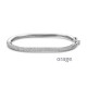 Orage Armband in zilver BA023