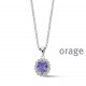 Orage Zilver ketting BA066/42cm.