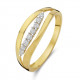 18 karaat ring met zirconia  GR4856BZ