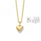 Orage Kids vergulde ketting met hartje K2758