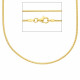 18 karaat huis juwelen Schakelketting franco 45CM. ref.152271