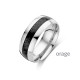 Orage Heren ring staal BA184