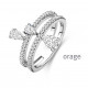 Orage Dames ring zilver BA243