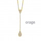 Orage PLAQUE ketting BA211/50cm.