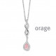 Orage Zilver ketting BA245/45cm.