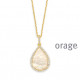 Orage PLAQUE ketting BA333/45cm.