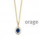 Orage PLAQUE ketting BA302/45cm.