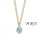 Orage PLAQUE ketting BA303/45cm.