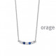 Orage Zilver ketting BA313/45cm.