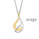 Orage Zilver ketting BB080/45cm.