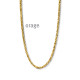 Orage Heren ketting staal BA264/55cm.