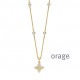 Orage PLAQUE ketting BA363/45cm.