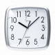 Cetronic WL615 SILVER ANALOG WALL CLOCK