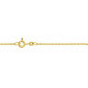 8 karaat huis juwelen Schakelketting forçat 45CM.