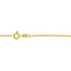 8 karaat huis juwelen Schakelketting gourmette 45CM.