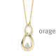 Orage PLAQUE ketting BB007/45cm.