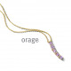 Orage PLAQUE ketting BB016/45cm.