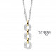 Orage Zilver ketting BB056/45cm.