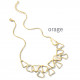 Orage PLAQUE ketting BB057/45cm.