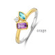 Orage Dames ring zilver BB001