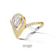 Orage Dames ring zilver BB010