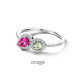 Orage Dames ring zilver BB092