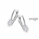 Orage Oorringen in ZILVER BB048