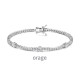 Orage Armband in zilver BB026 (18cm.)